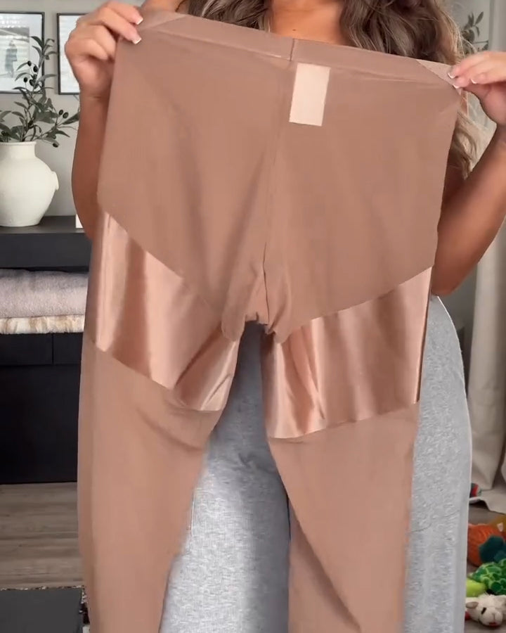 Sheer Mesh Butt Lifter Mid-Length Leggings