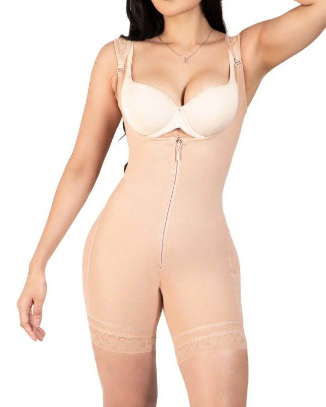 Tummy Shaping Front Zip Body Shaper