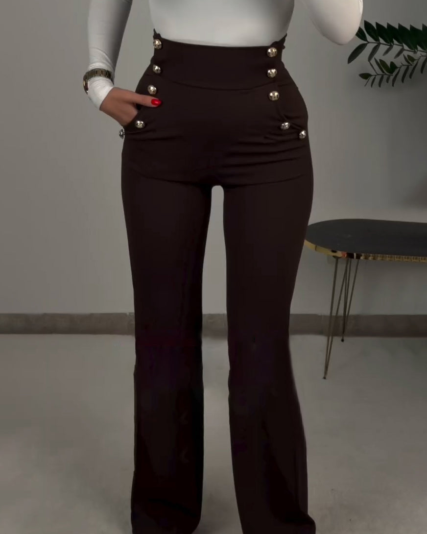 High-Waisted Slim Yoga Pants