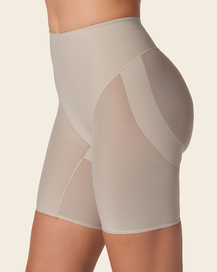 Butt Enhancing Sheer Mesh Shaper Shorts
