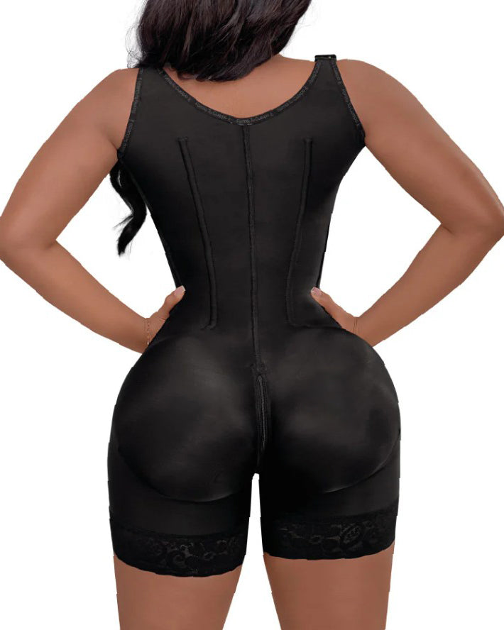 Sleeveless Steel-Boned Abdominal Sculpting Shapewear