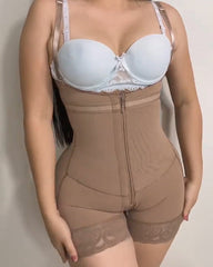 Front-Zip Sleeveless Shapewear