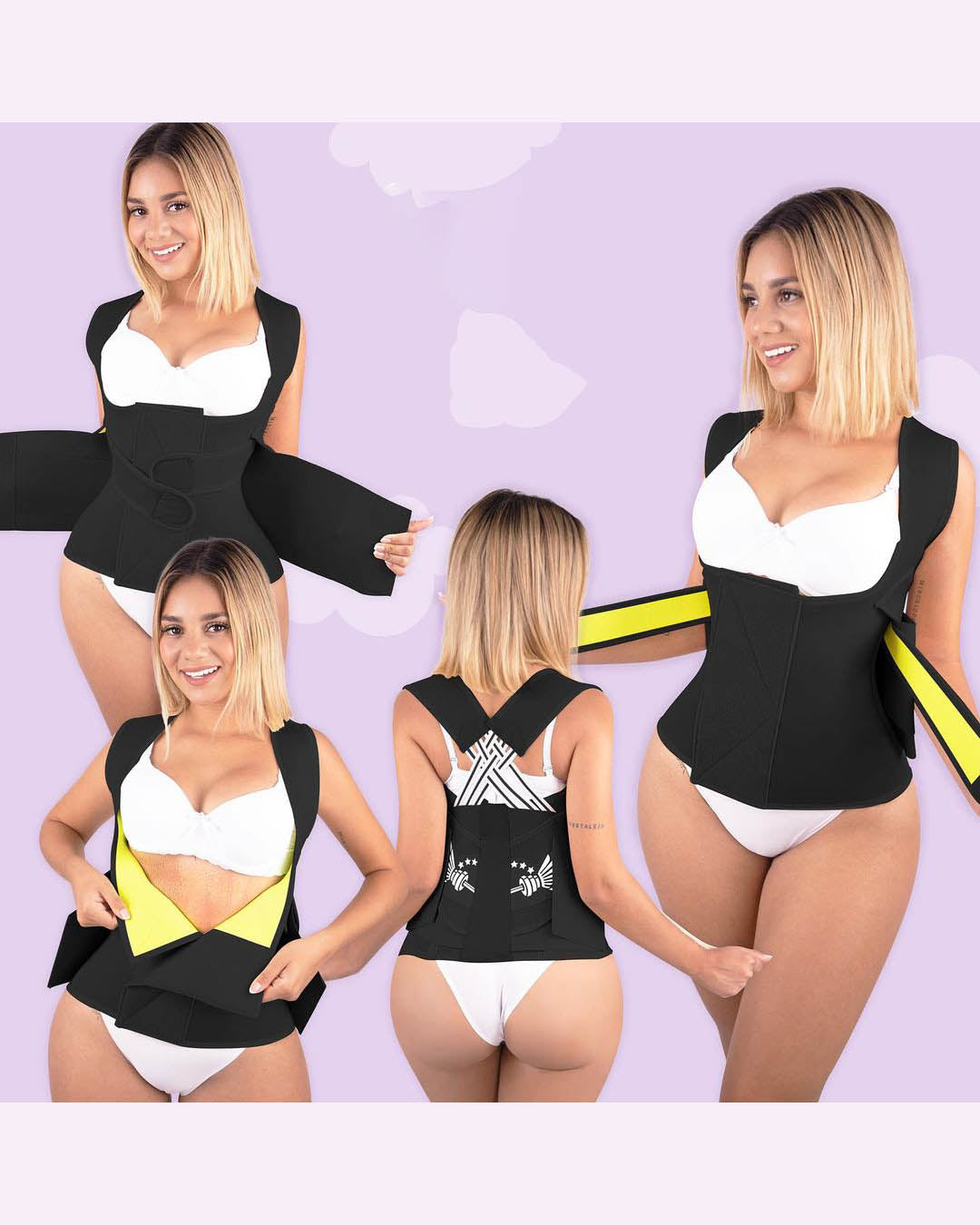 High Compression Tummy Control Back Correcting Belt Corset