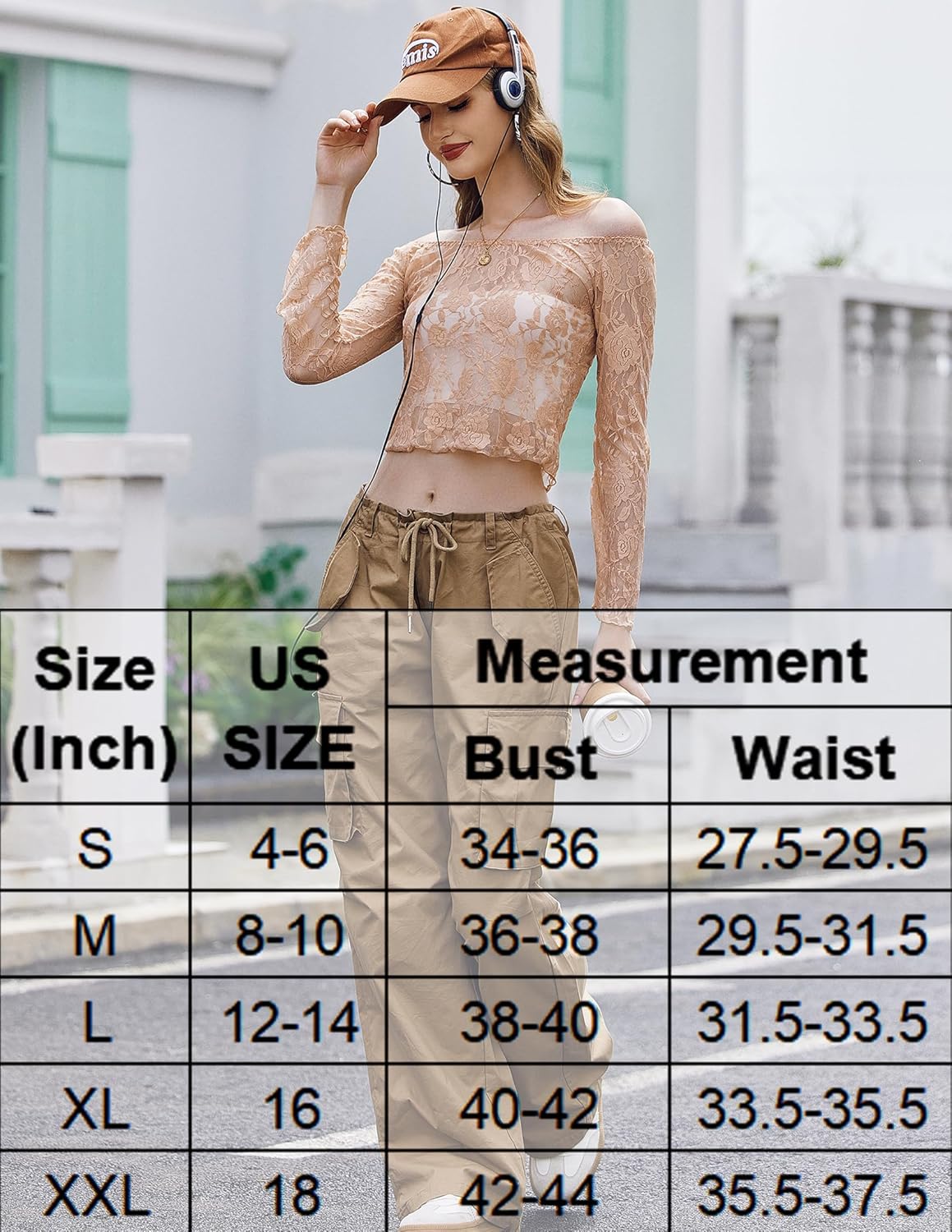 Lace Mesh Y2k Sheer Crop Tops