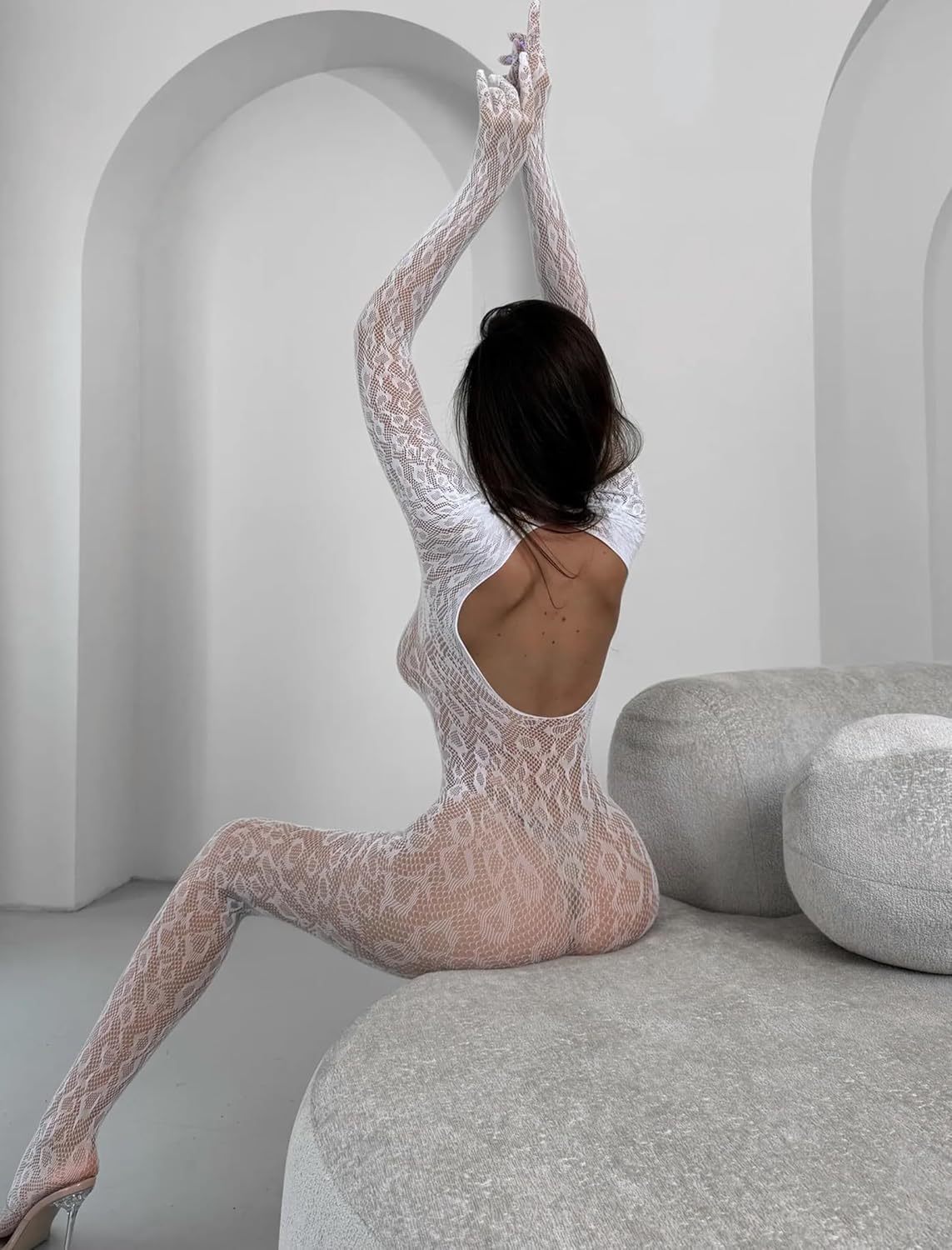 Fishnet Bodysuit Mesh Rave Lingerie