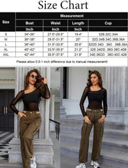 Asymmetrical Neck Sheer Crop Top