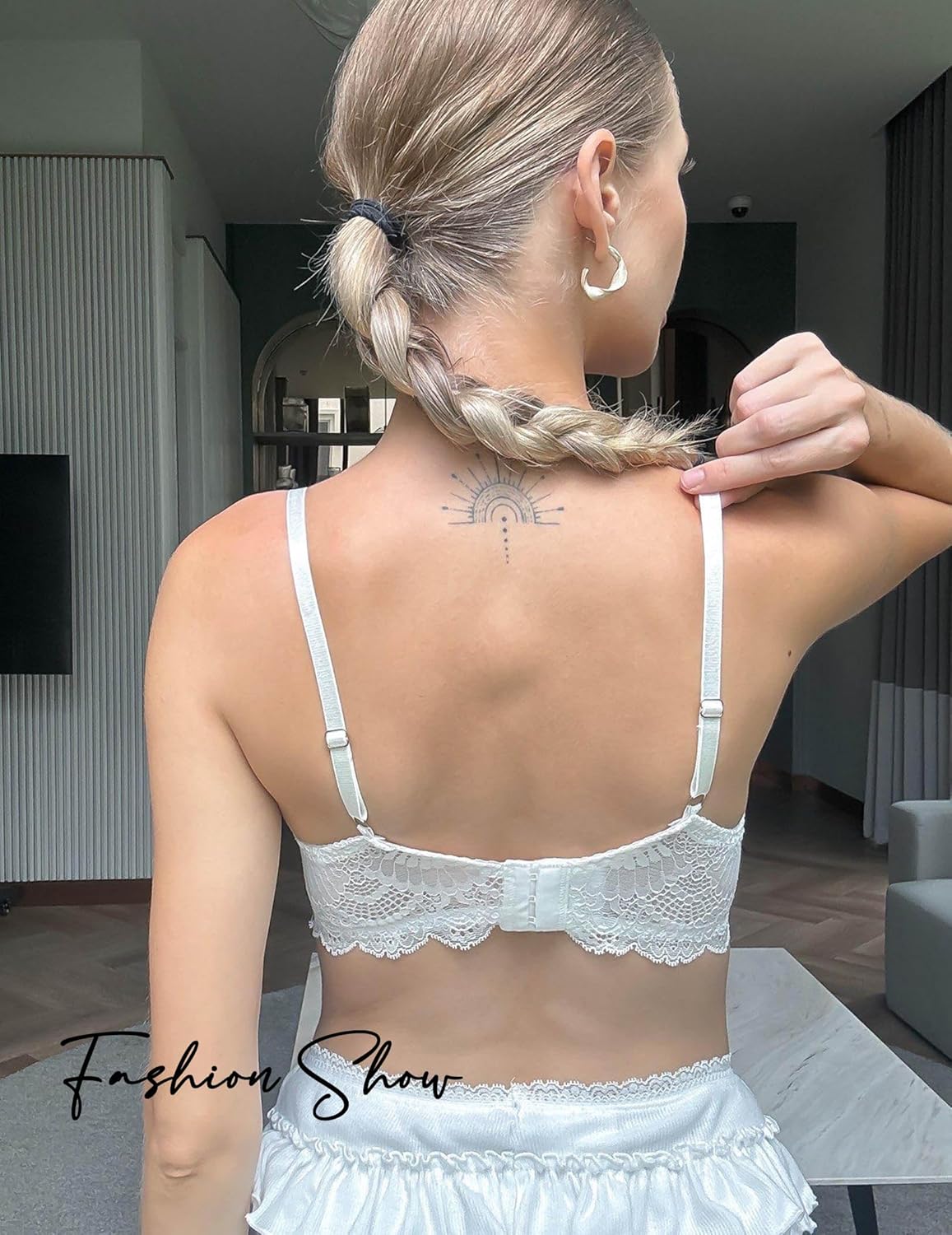 Lace Bra Sheer Underwire Unlined Bras