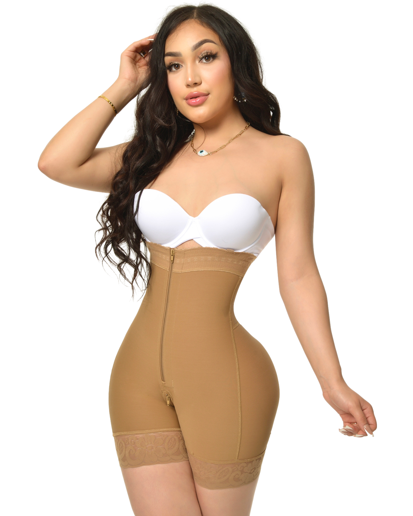 Compression Tummy Control With Zipper Shapewear
