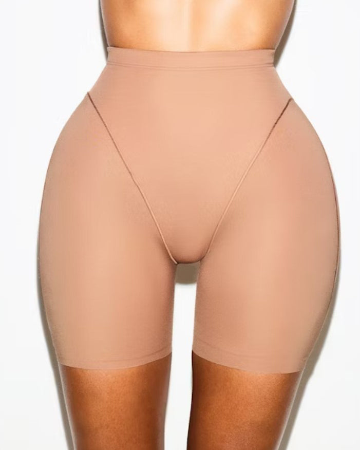 High Waist Seamless Hip Lifting Shorts with Paded