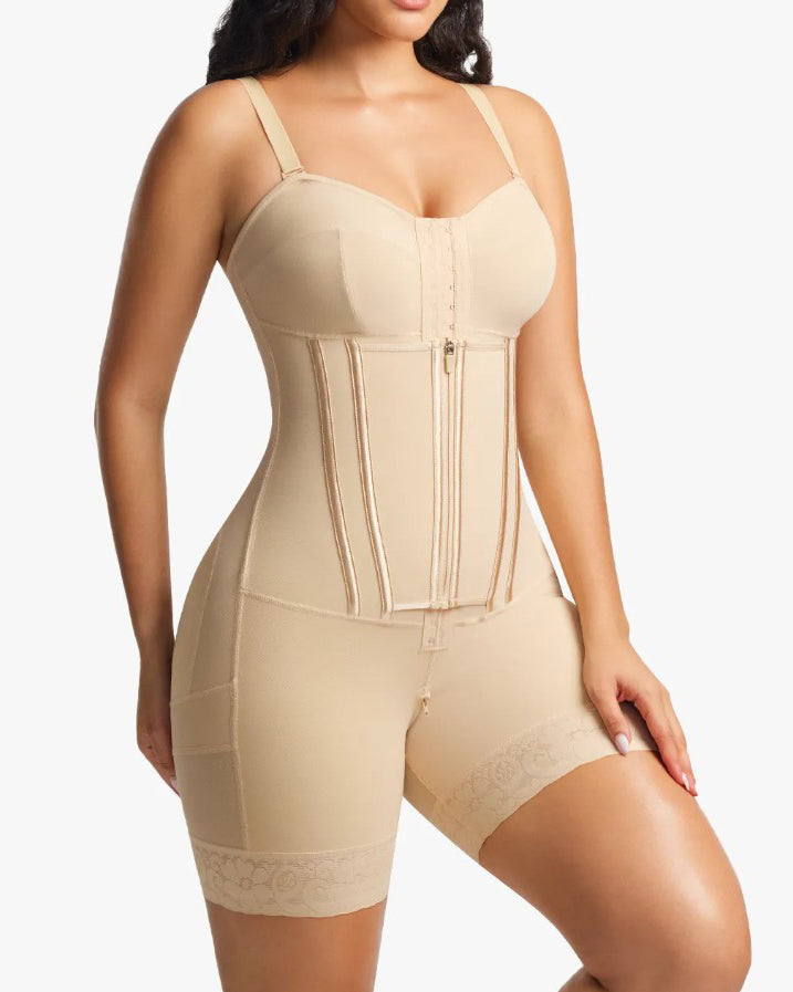 Double-Layer Tummy Control Body Shaper