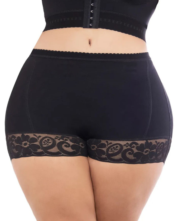 Butt Sculpting Lace Trims Shaper Shorts
