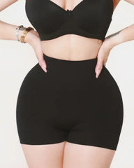 Seamless Hip-Lifting Shorts with Steel Bones