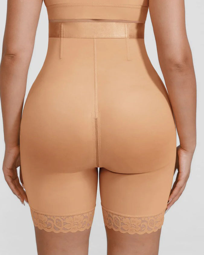 High-Waisted Side Steel Bone Tummy-Controlling Shorts