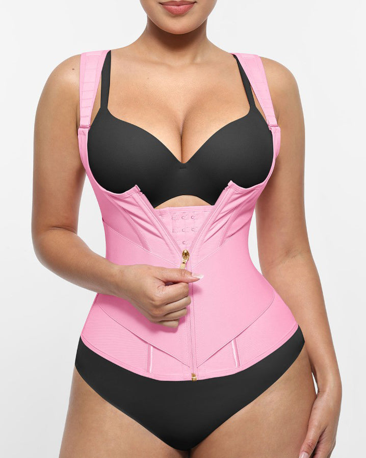 Double-Layer Tummy Compression Waist Trainer Vest