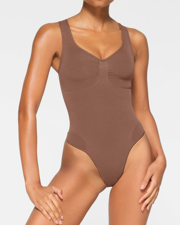 High Cut Thong Shapewear Bodysuit