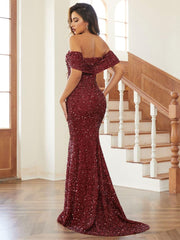 Off Shoulder Mermaid Evening Dress