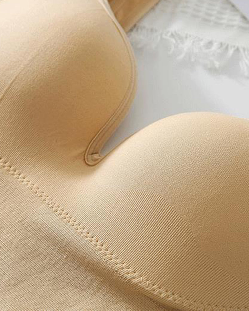 Shockproof Without Wire 3D Push-up Running Sports Bra