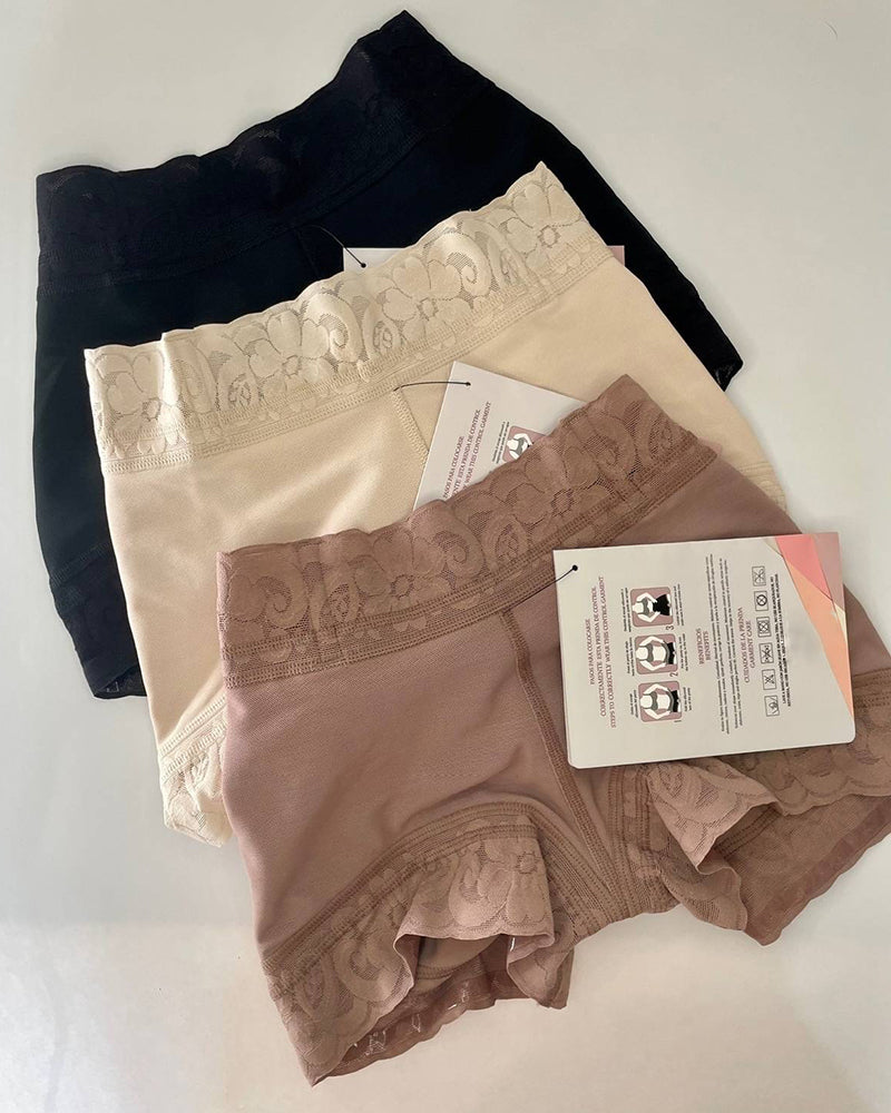 High Waisted Sculpting Tummy Control Butt Lifter Shorts