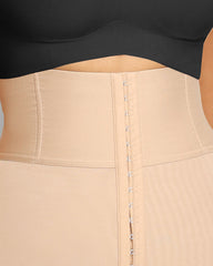 High-waisted Buttoned Shaping Shorts Butt Lifter