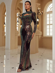 Turtleneck Cut Out Dress