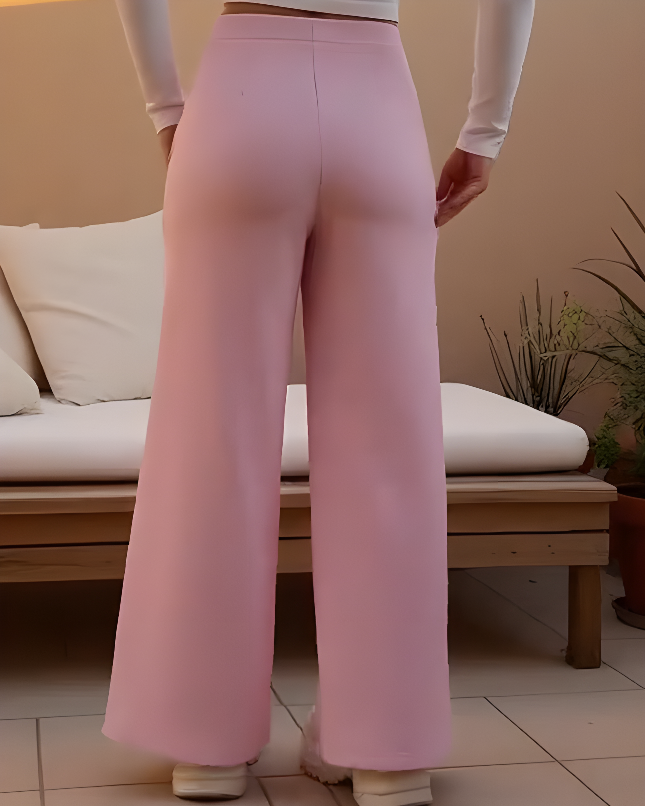 Straight-Leg Loose Casual Pants