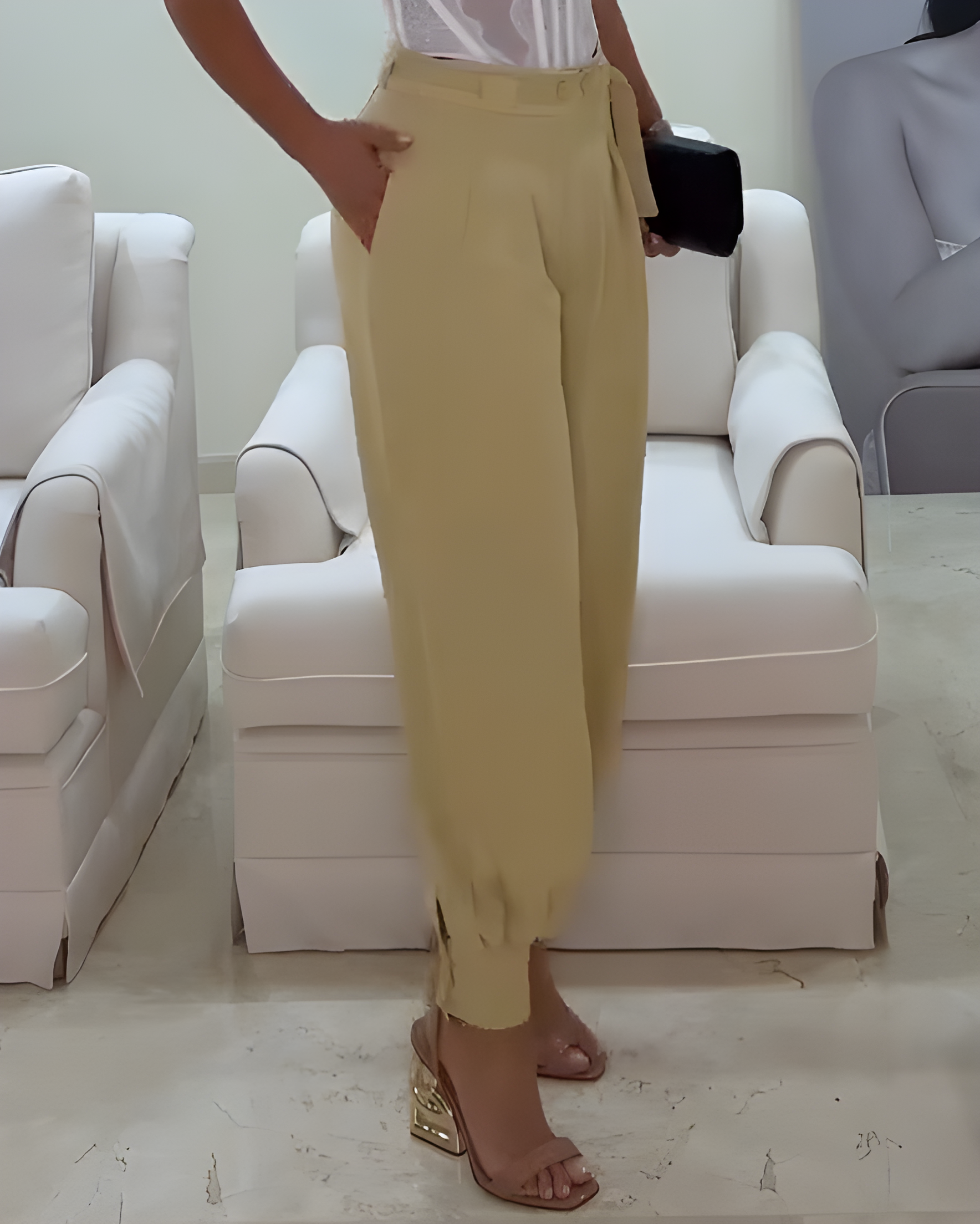 Casual Slim Fit Harem Pants