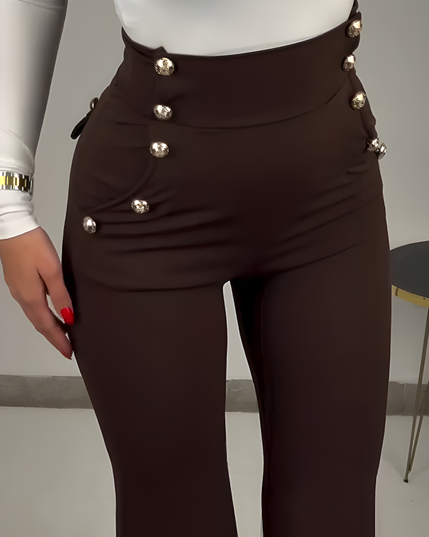 High-Waisted Slim Yoga Pants
