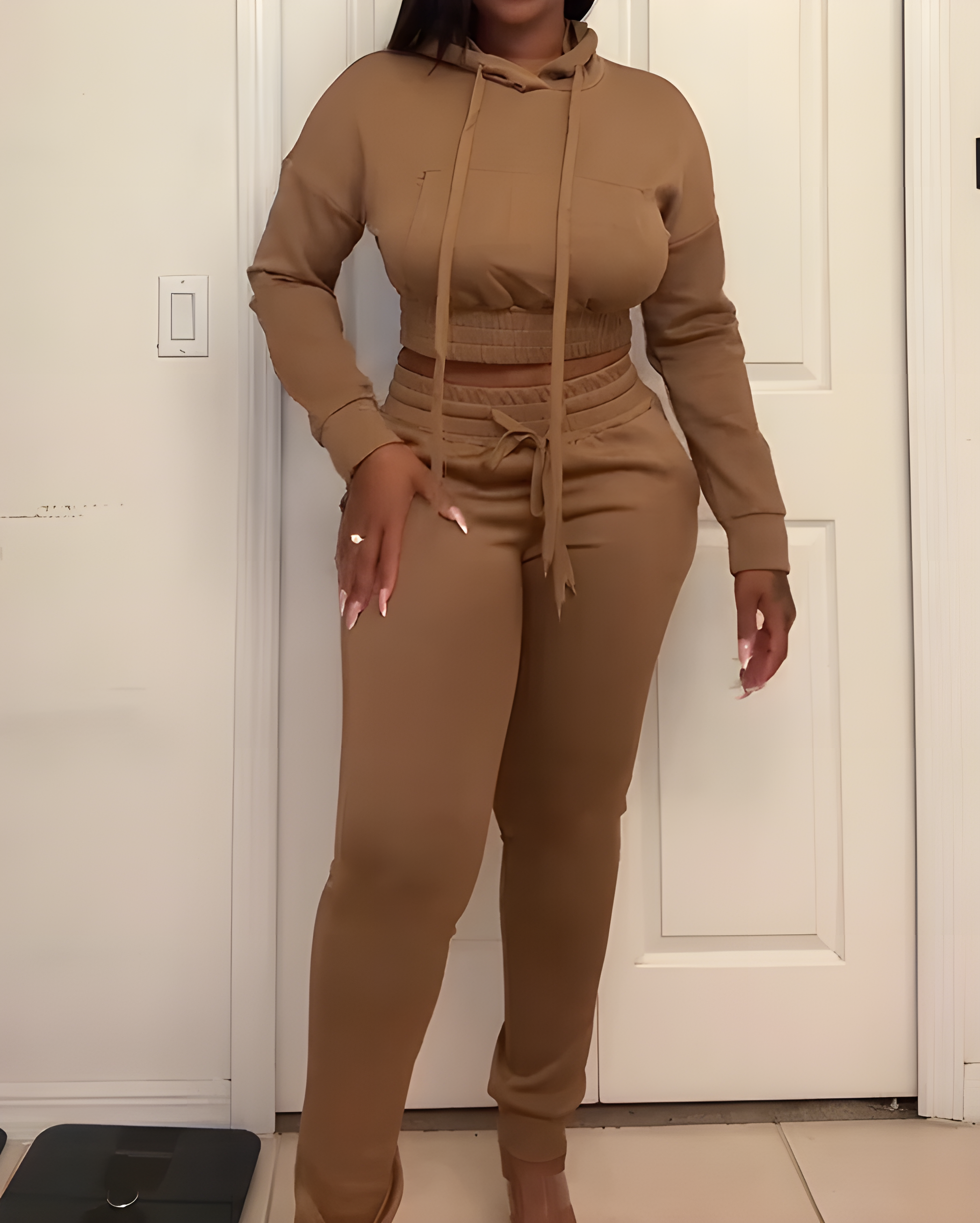 Casual Hoodie Two-Piece Set