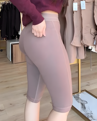 Hip-Lifting Mid-Length Shaping Pants