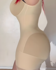 Wide Straps Hourglass Tummy-Sculpt Hook Eye Body Shaper