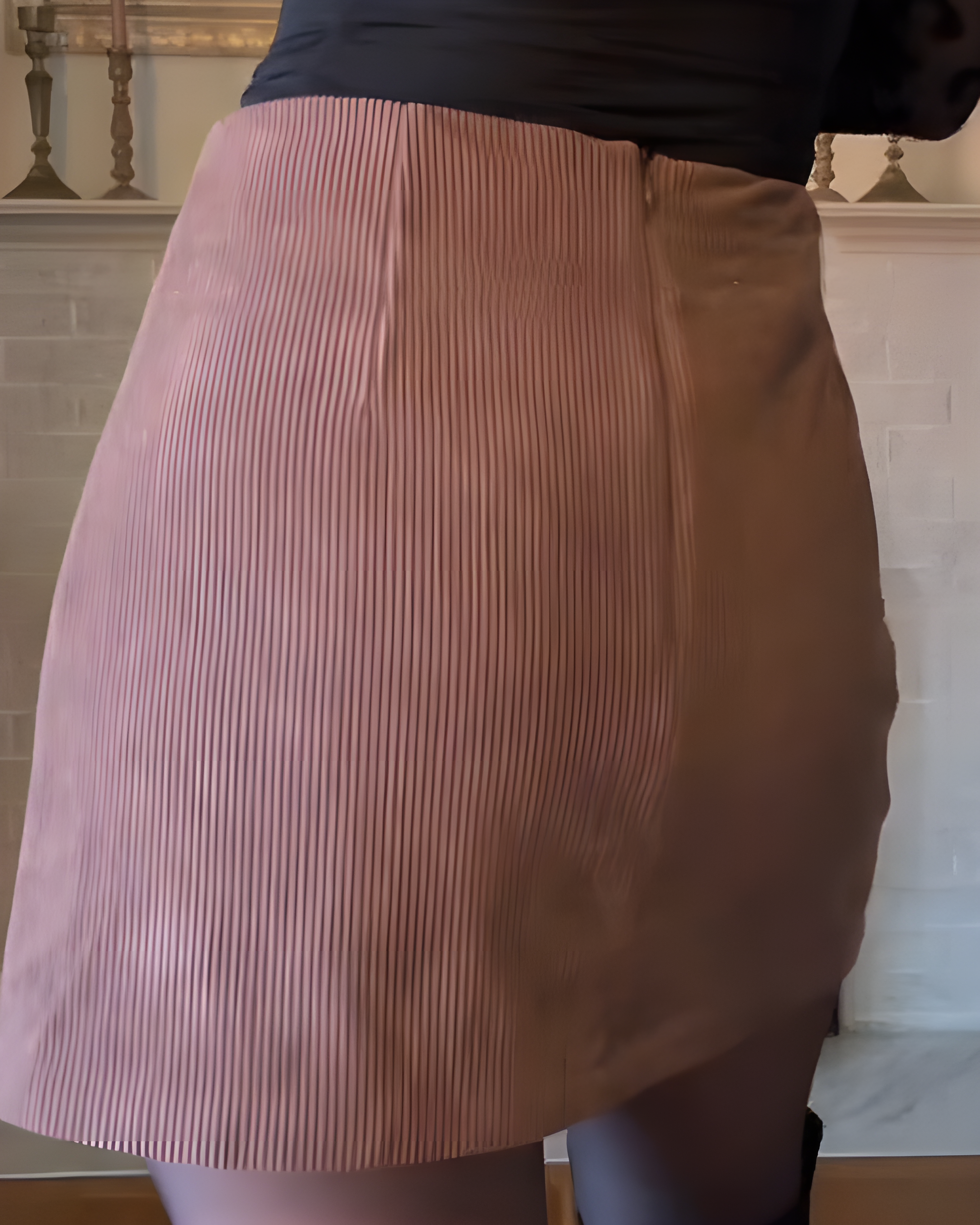 Built-In Shorts Corduroy Skirt