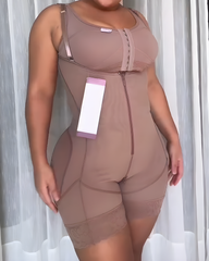 Front Zipper Hip Lift Open Bust Shapewear