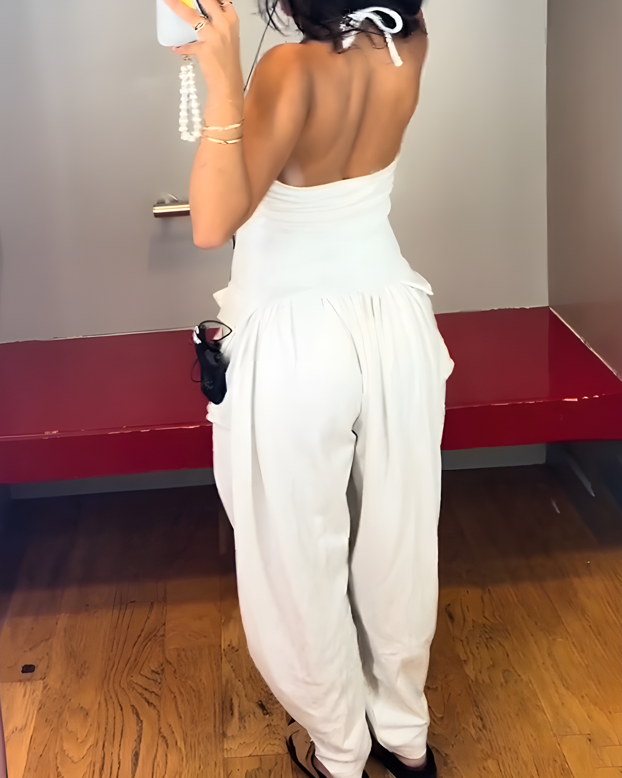 Comfort Sleeveless Slim-Fit Jumpsuit