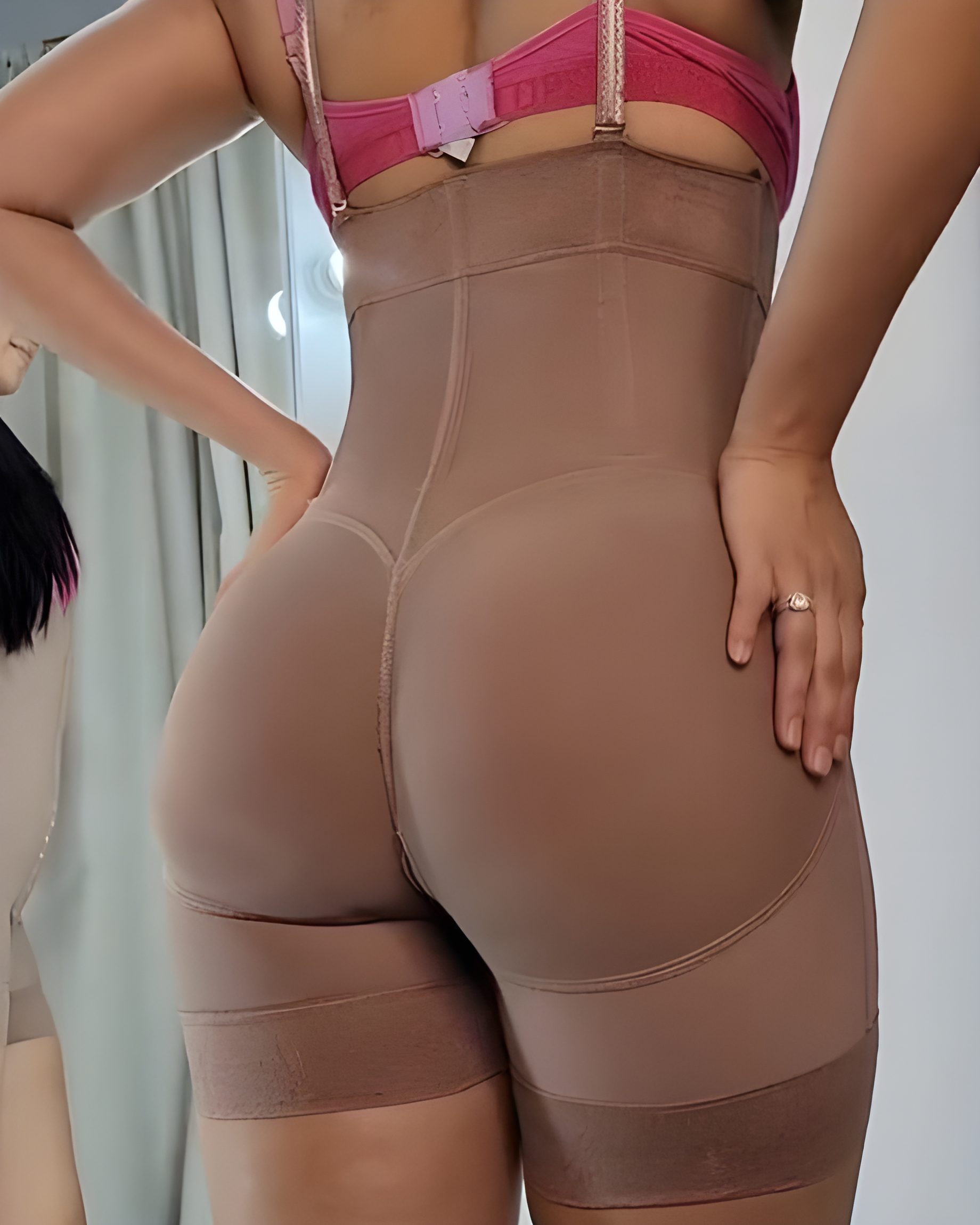 Steel Bone Tummy Shaping Shorts with Straps