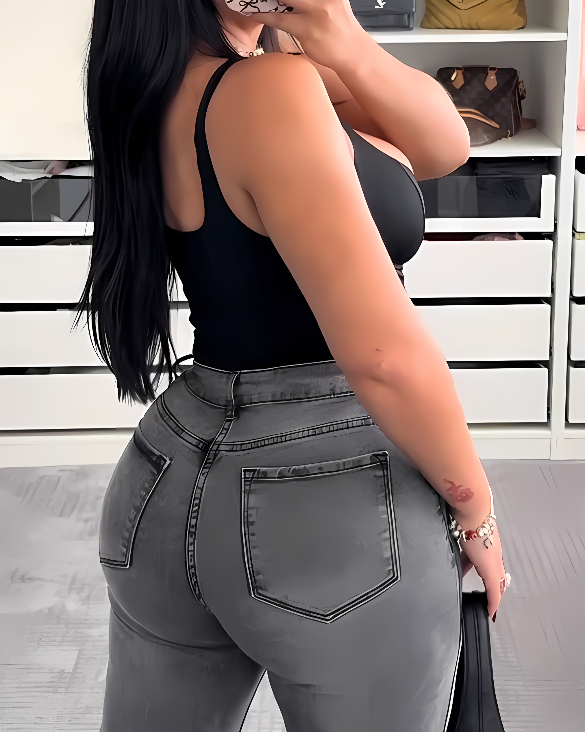V-Neck Tummy Controlling Bodysuit