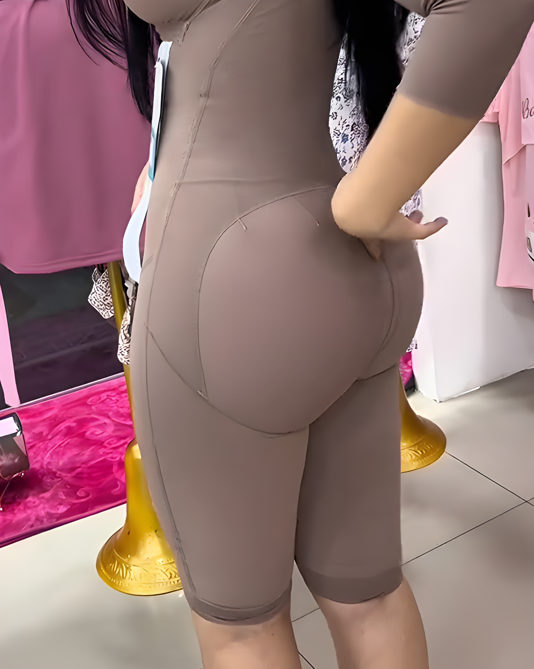 Tummy-Controlling Slimming Mid-Length Body Shaper