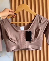 Mid-Length Sleeves Shaping Bra