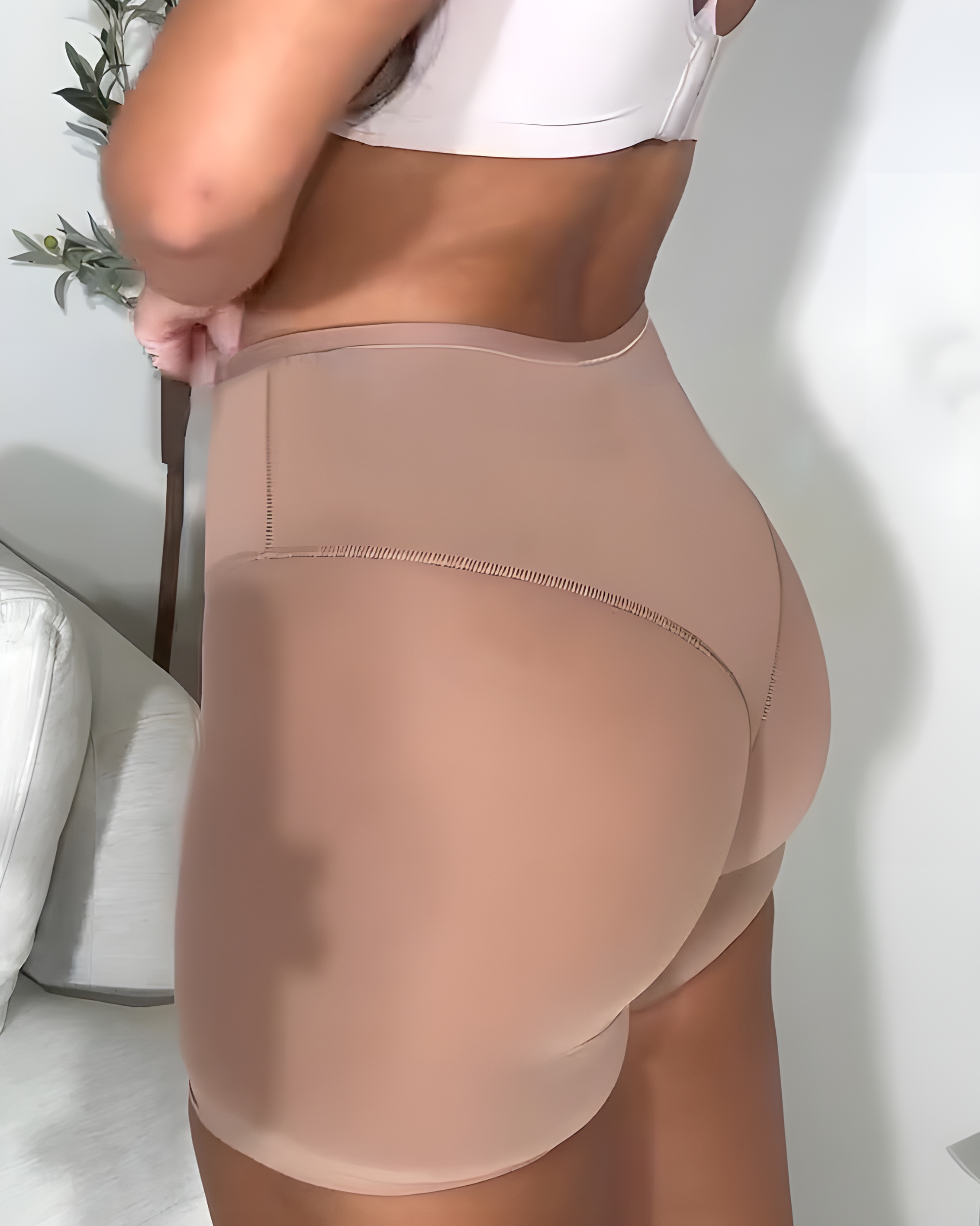 Mesh Seamless Hip-Lifting Shaping Shorts