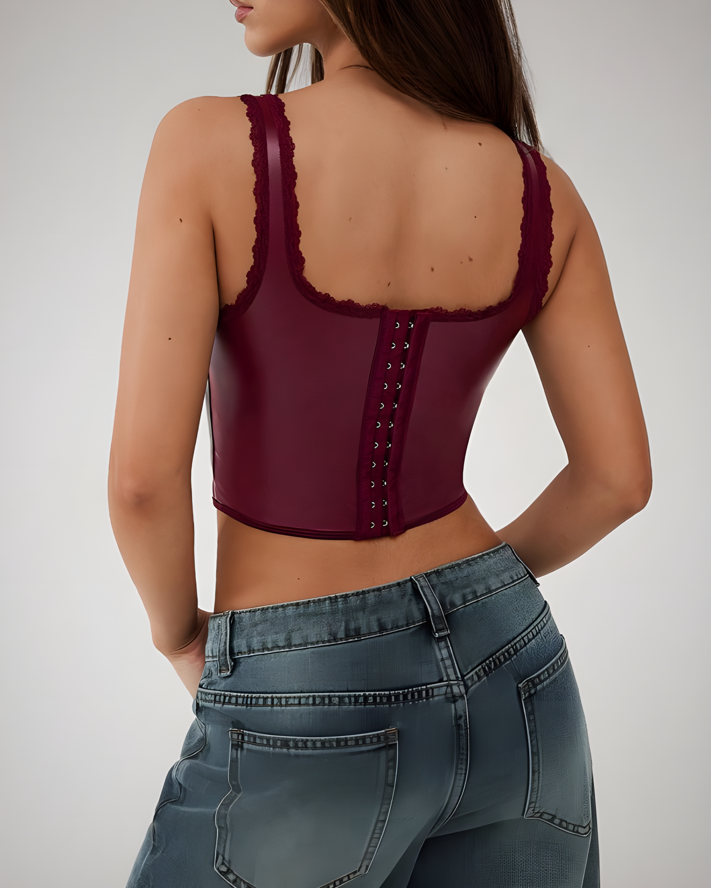 Leather Corset Top
