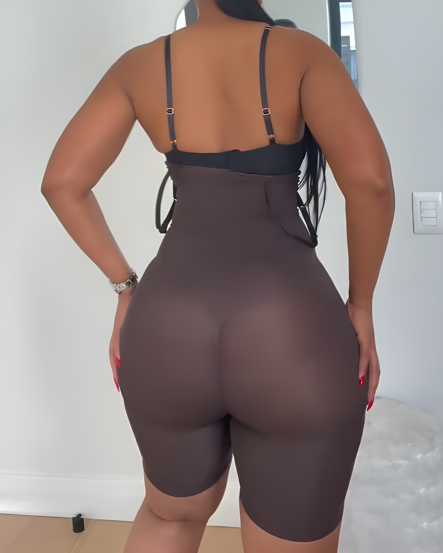 Open Chest Seamless Tummy-Control Hourglass Shapewear