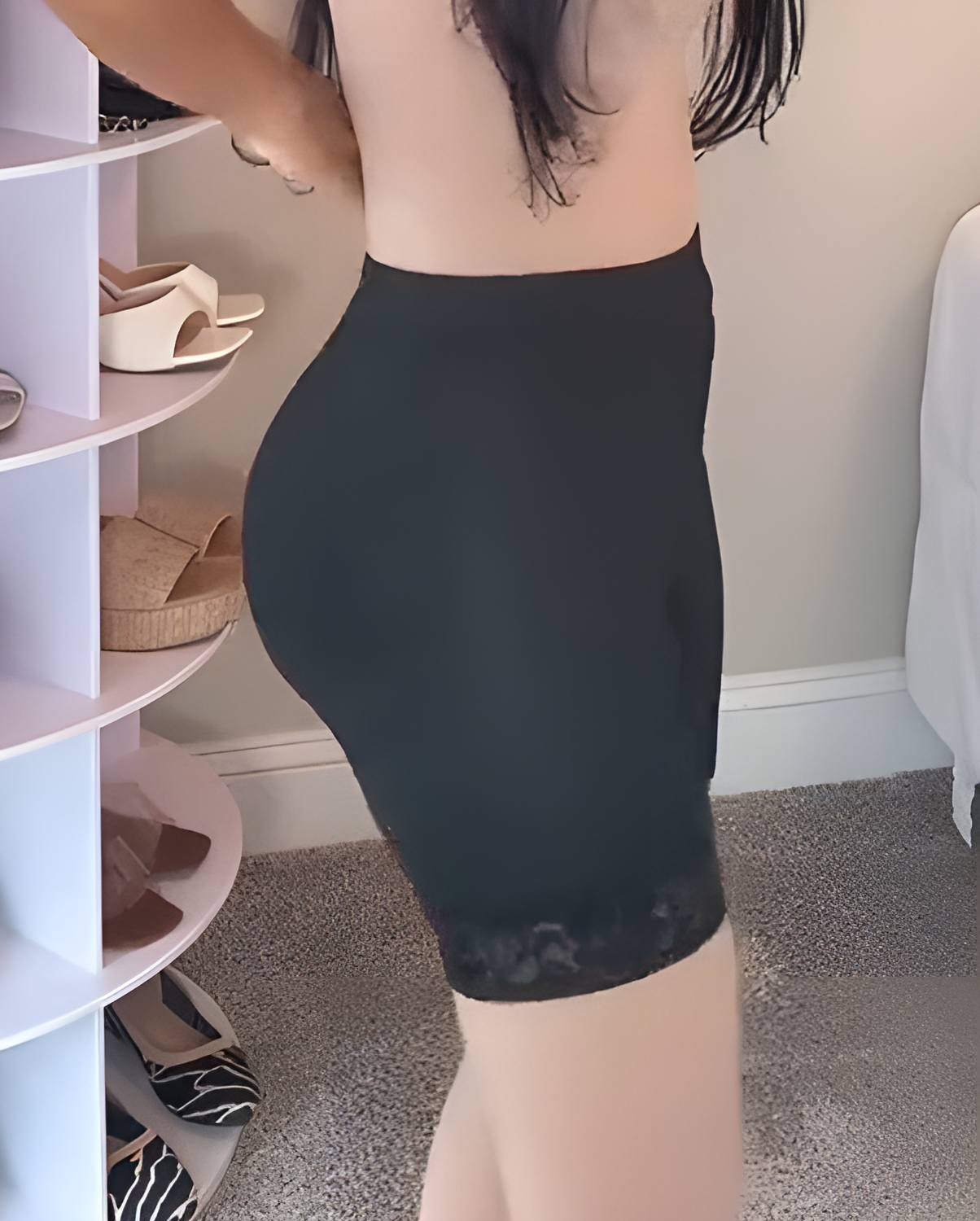 Seamless Hip Lifting Shaping Shorts with Hip Pads