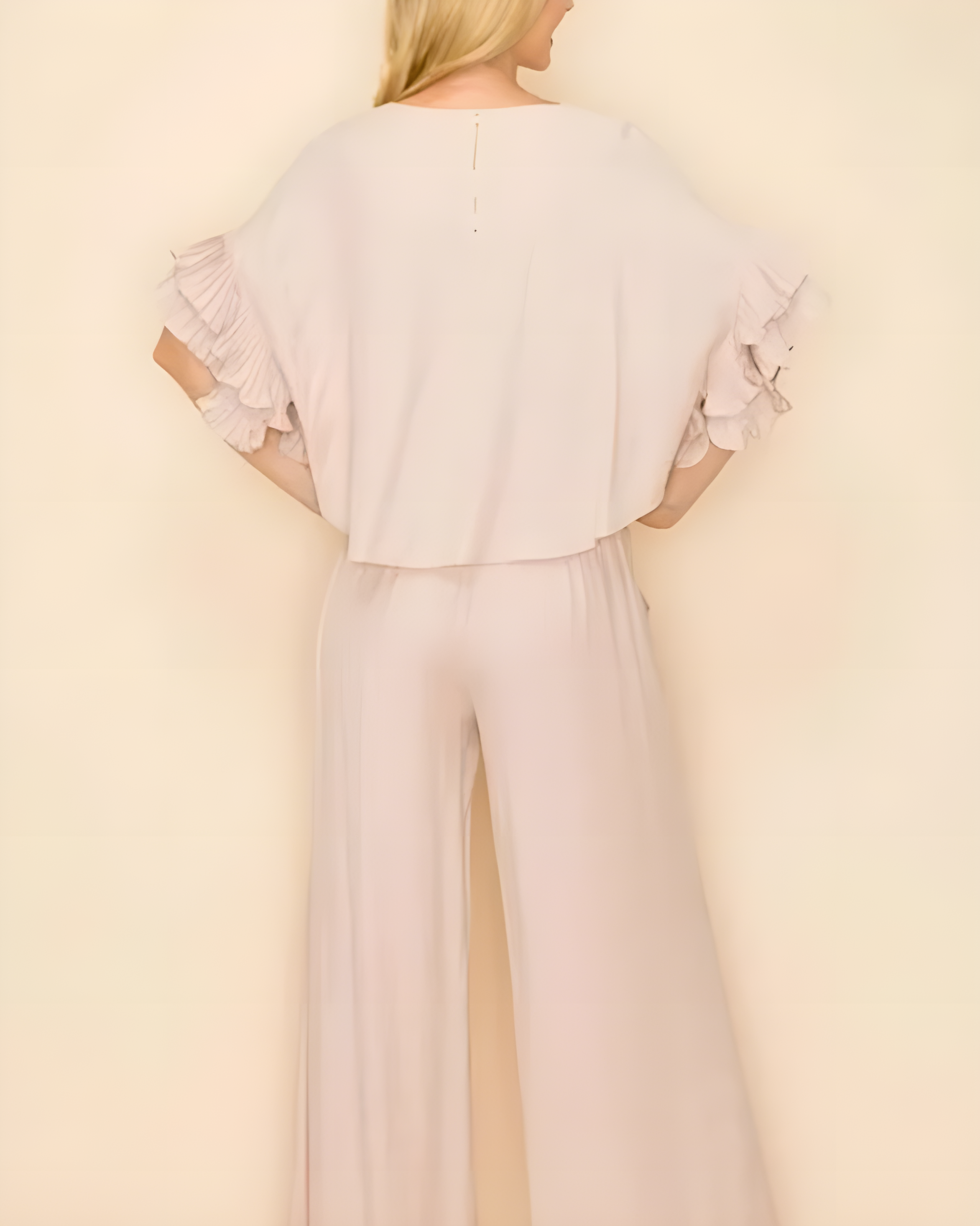 Ruffled Loose Casual 2-Piece Set