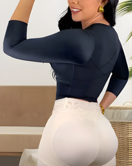 Long Sleeve Shaping Bra with Hook and Eye