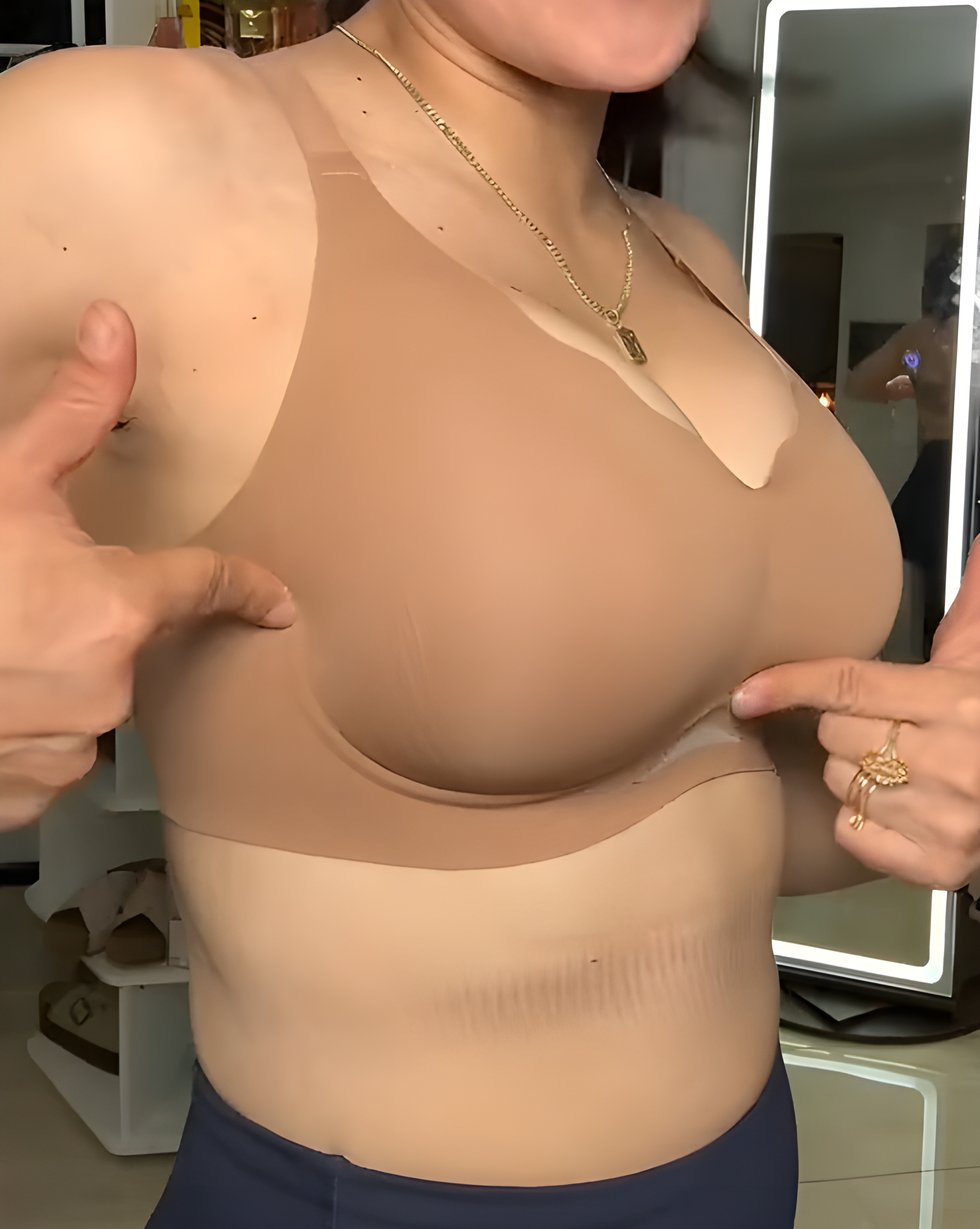 Sheer Mesh Seamless Bra