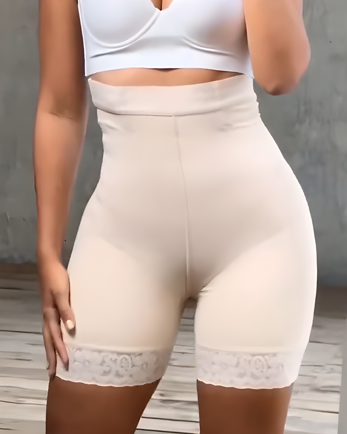 High-Waisted Hip-Enhancing Shorts