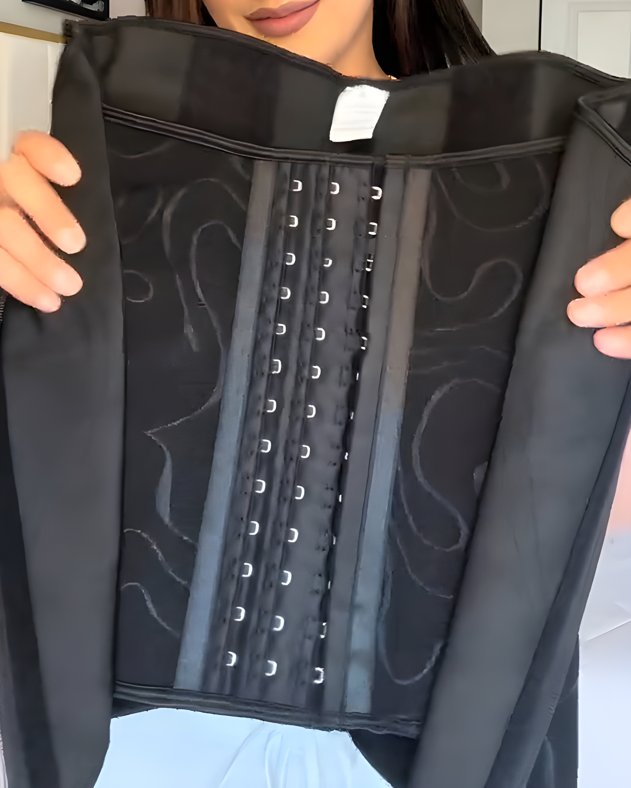 Double Layer Abdomen Control Print Waist Trainer