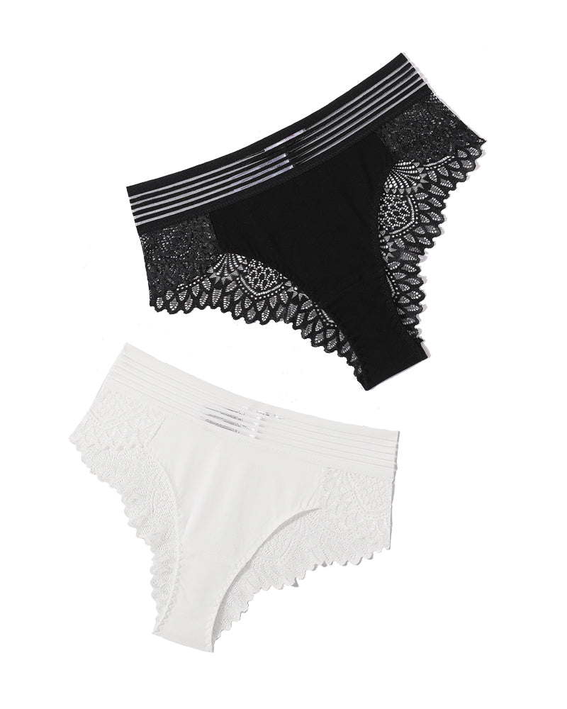 Lace Cheeky Hipster Panties