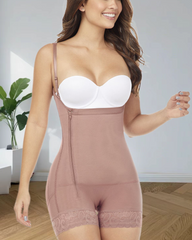 Side Zipper Open Bust Shapewear