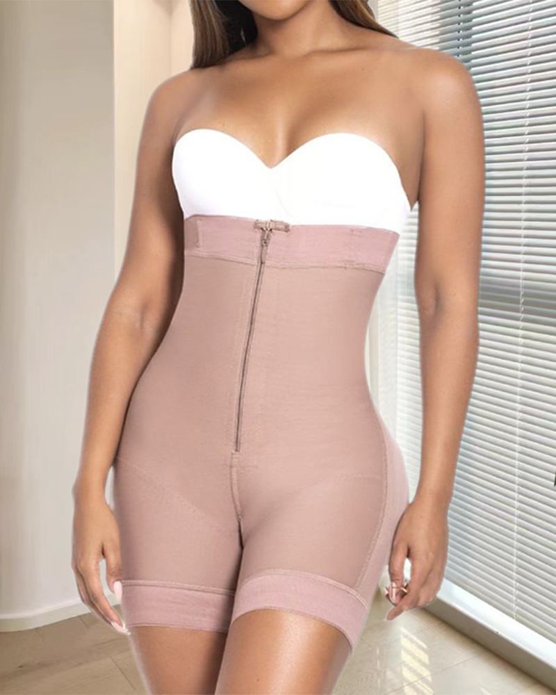 High Waisted Tummy Control Waist Trainer Shaping Shorts