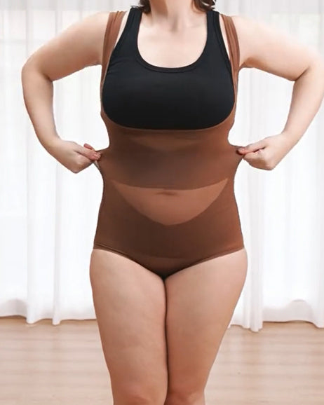 Seamless Open Bust Tummy Control Shapewear